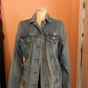 American Eagle Outfitters Light Blue Denim Jacket